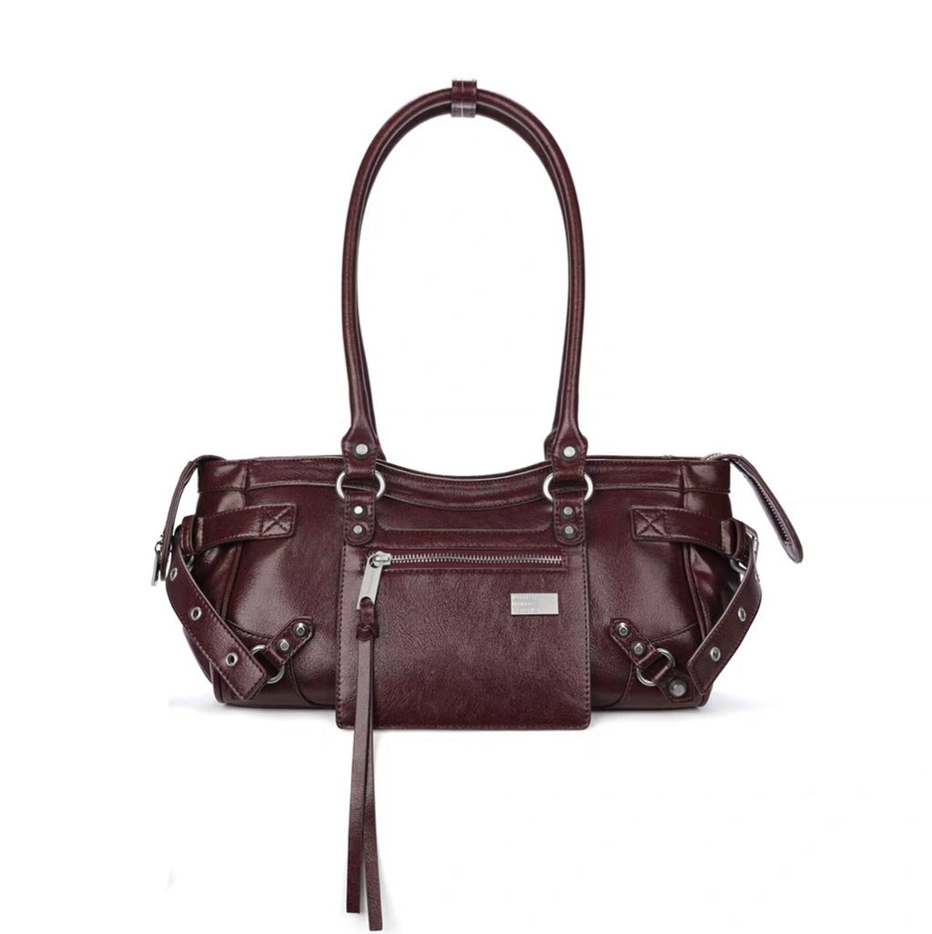 [cn | pre-order] jandress horricks rivet underarm motorcycle shoulder bag