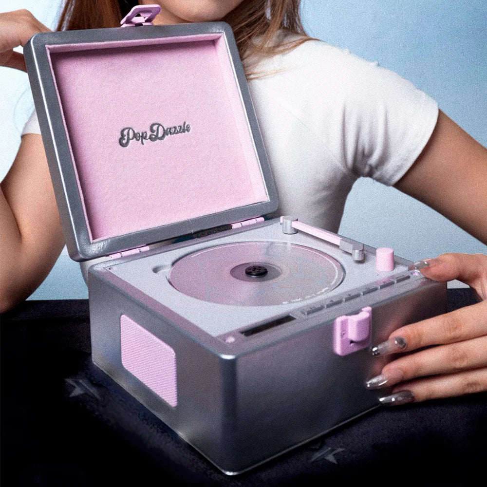 [cn | pre-order] tinyl pop dazzle aesthetic cd player