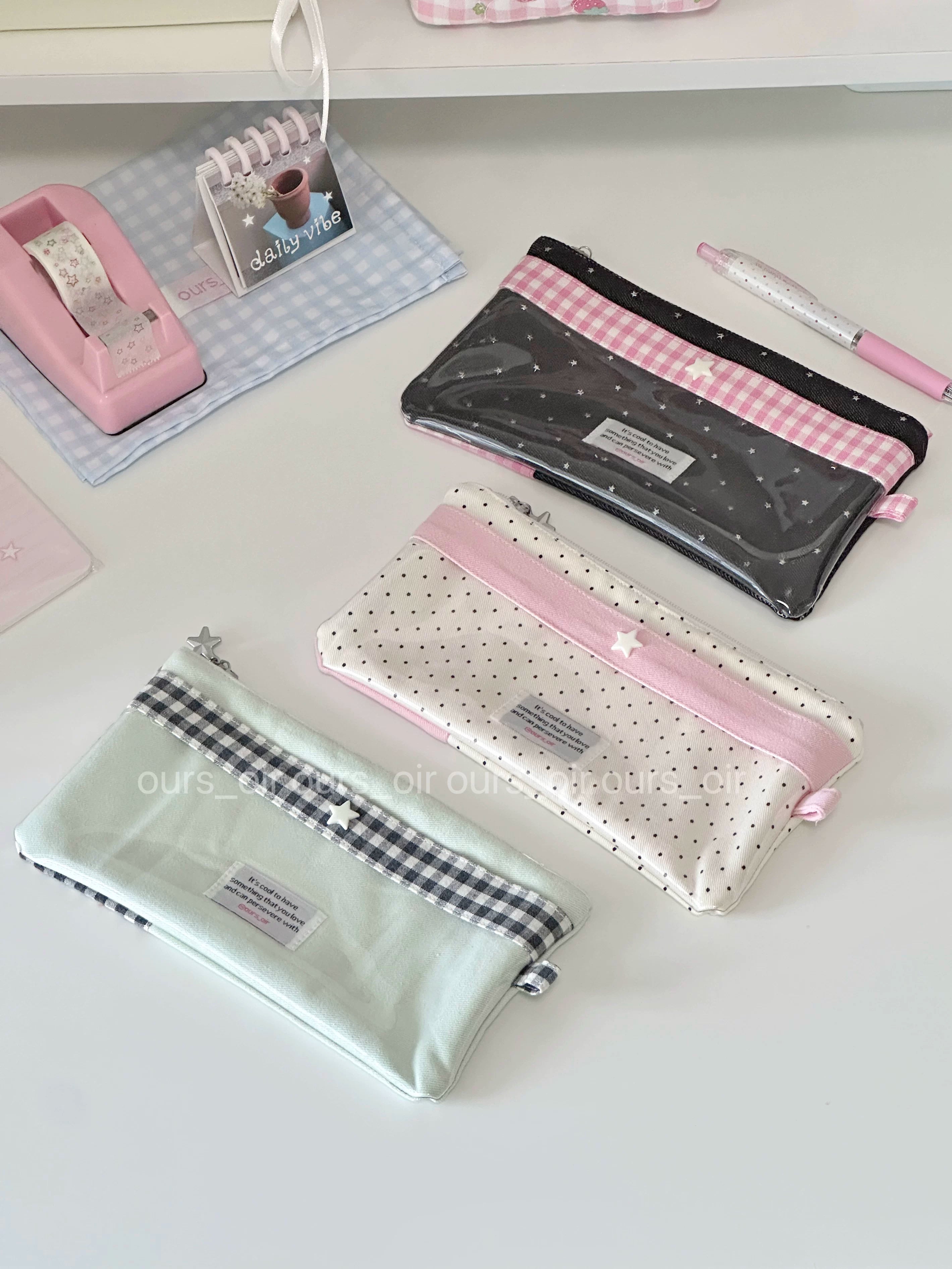 [cn | pre-order] ours_oir pattern pvc pouch