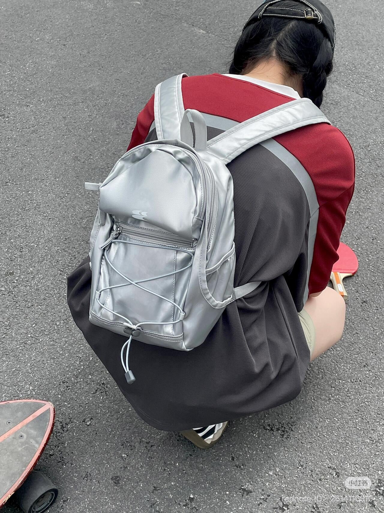 [cn | pre-order] crying center mini backpack - silver