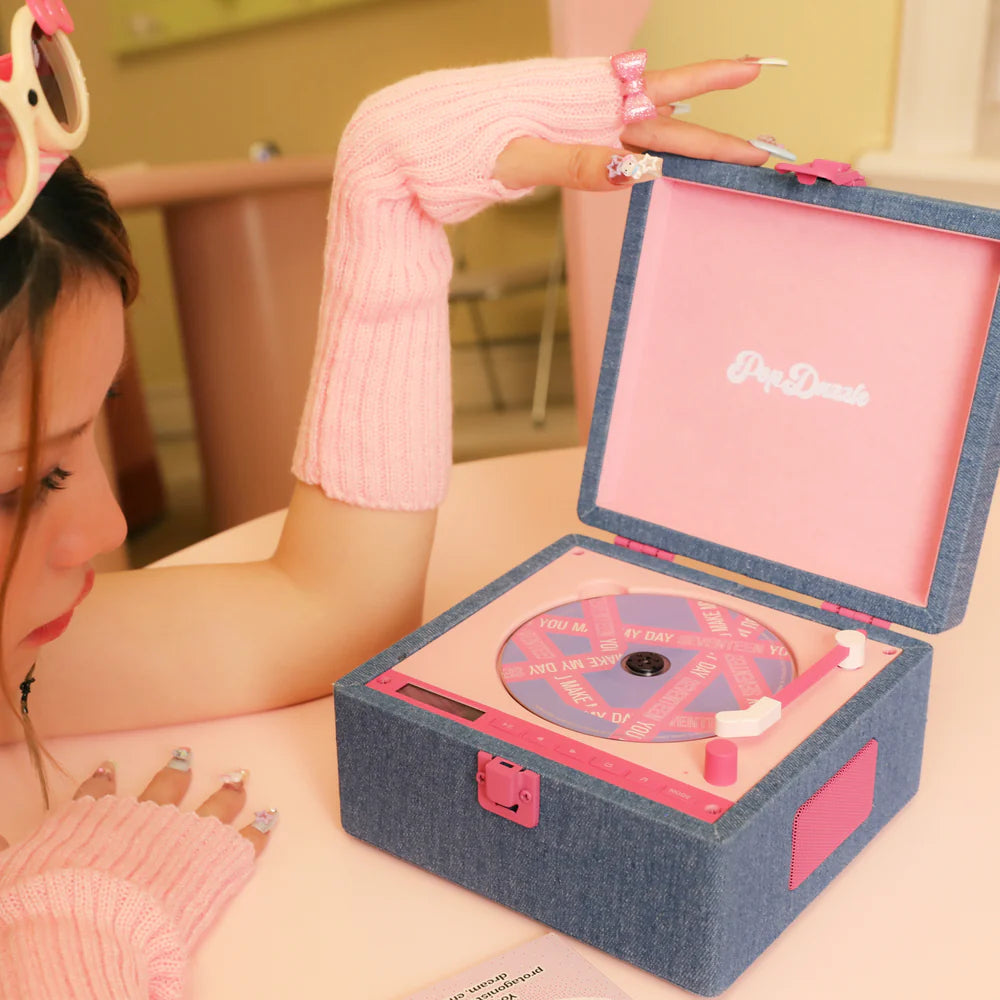 [cn | pre-order] tinyl pop dazzle aesthetic cd player