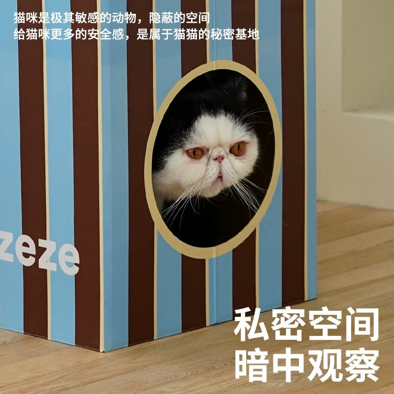 <pets | pre-order> [zeze] dream box house with scratch pad