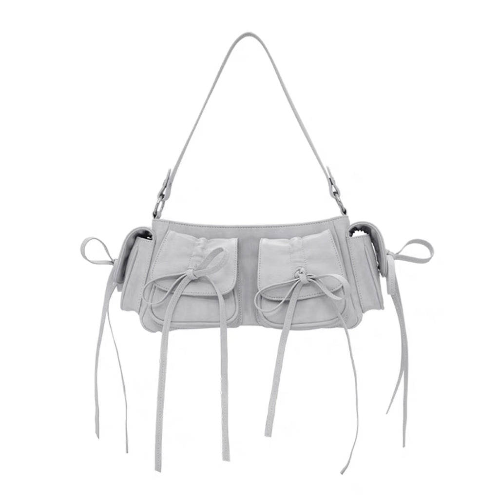 [cn | pre-order] girl's heart ribbon utility bag