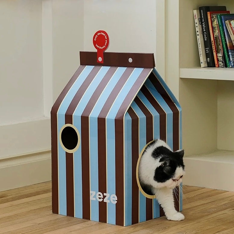 <pets | pre-order> [zeze] dream box house with scratch pad