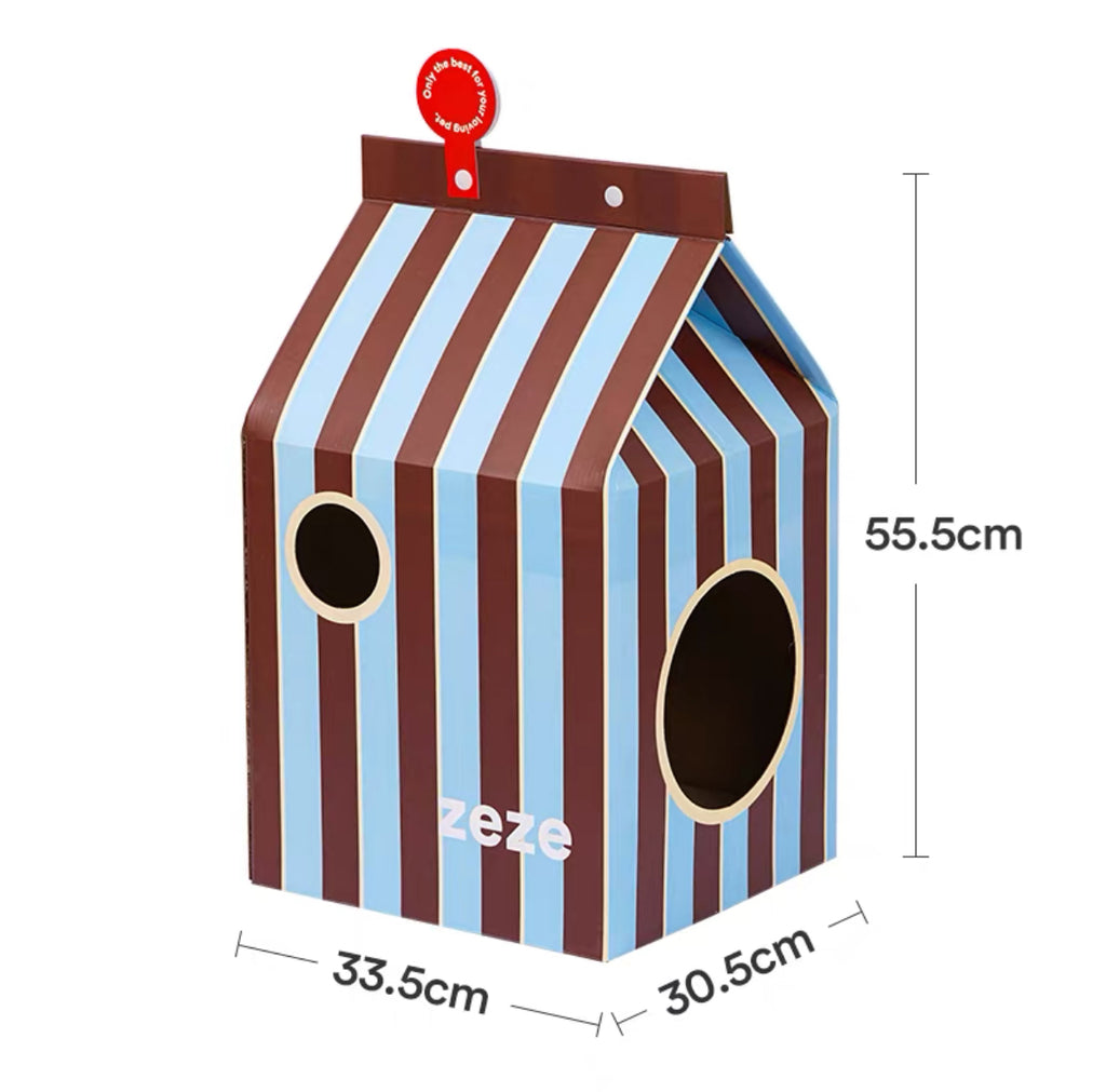 <pets | pre-order> [zeze] dream box house with scratch pad
