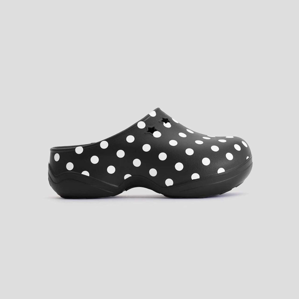 [cn | pre-order] goodbai goodees star fluffy clogs mules slip on shoes