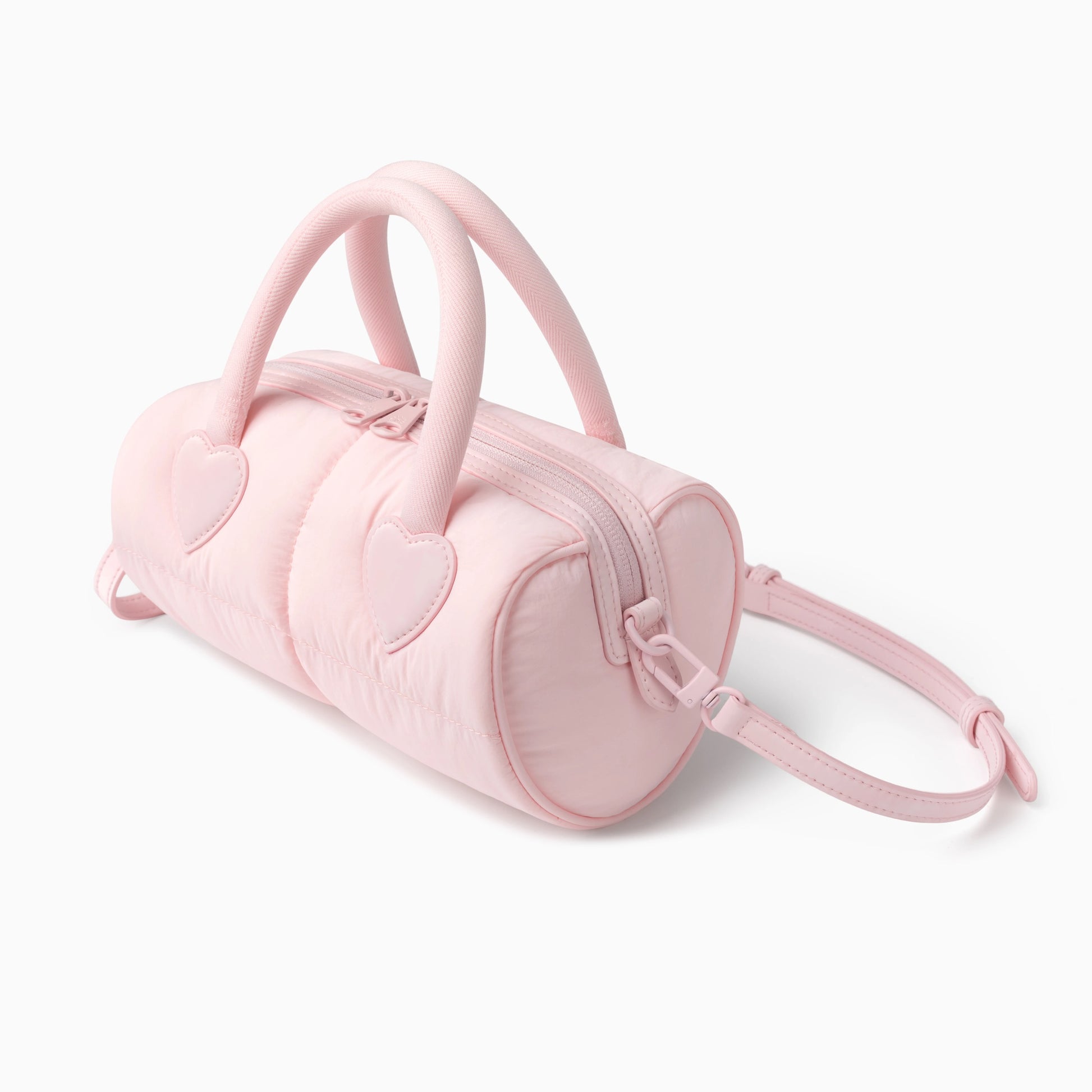 [cn | pre-order] comfyable puffy pillow heart crossbody top-handle bag