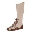 [cn | pre-order] sporty retro lace-up rider boots