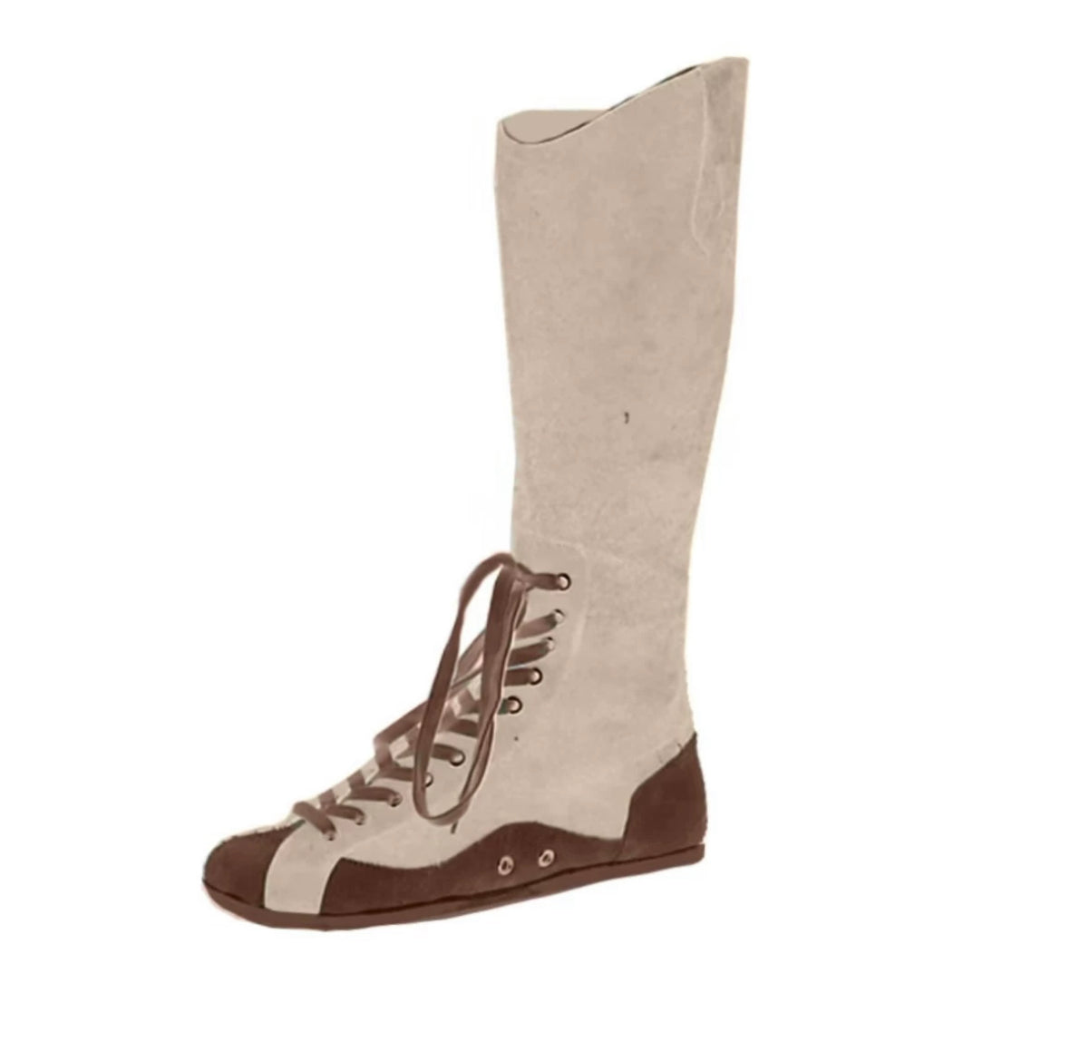 [cn | pre-order] sporty retro lace-up rider boots