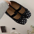 [cn | pre-order] polka dot mary janes shoes
