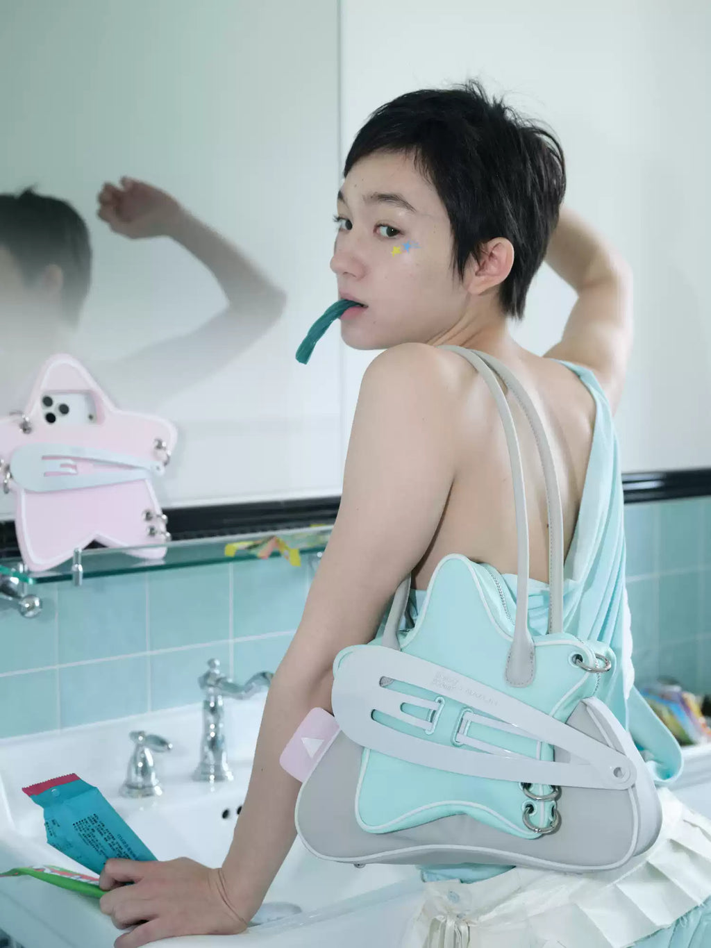 [cn | pre-order] ecoday x maelin star shaped shoulder bag