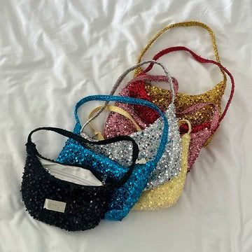 [cn | pre-order] ennui sequin hobo shoulder bag