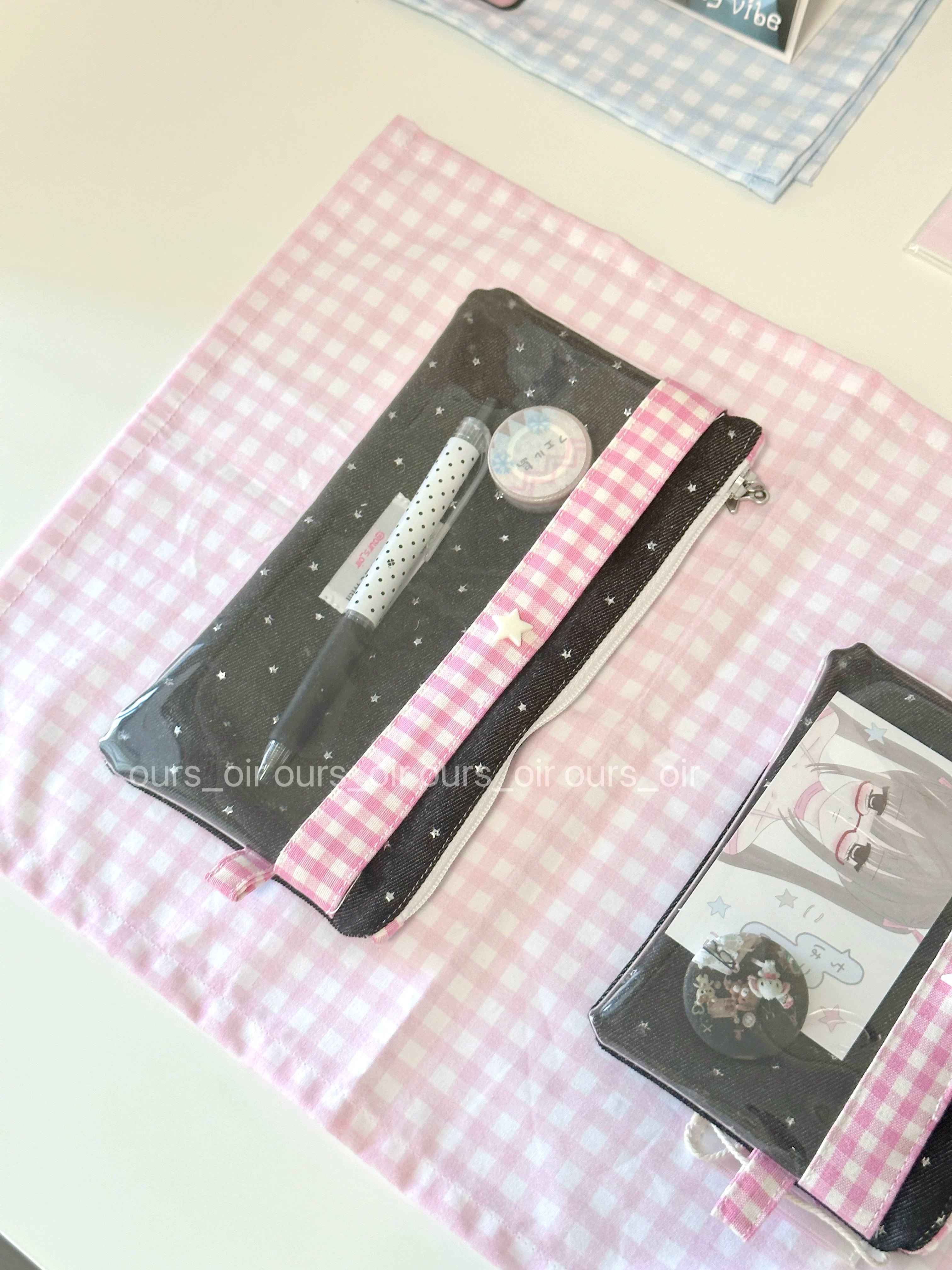 [cn | pre-order] ours_oir pattern pvc pouch