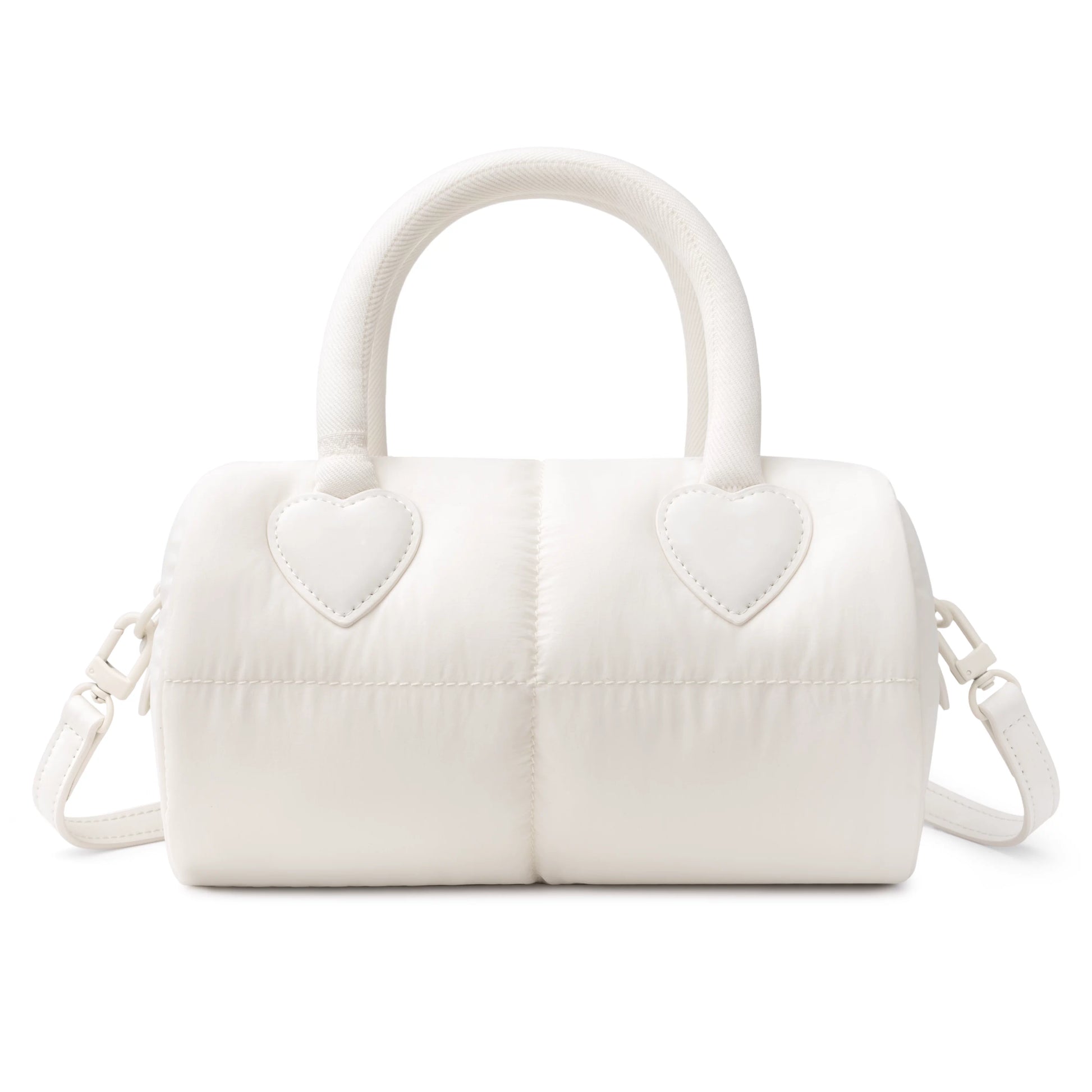 [cn | pre-order] comfyable puffy pillow heart crossbody top-handle bag