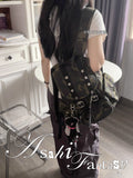 [cn | pre-order] asahi fantasy nylon canvas flap backpack