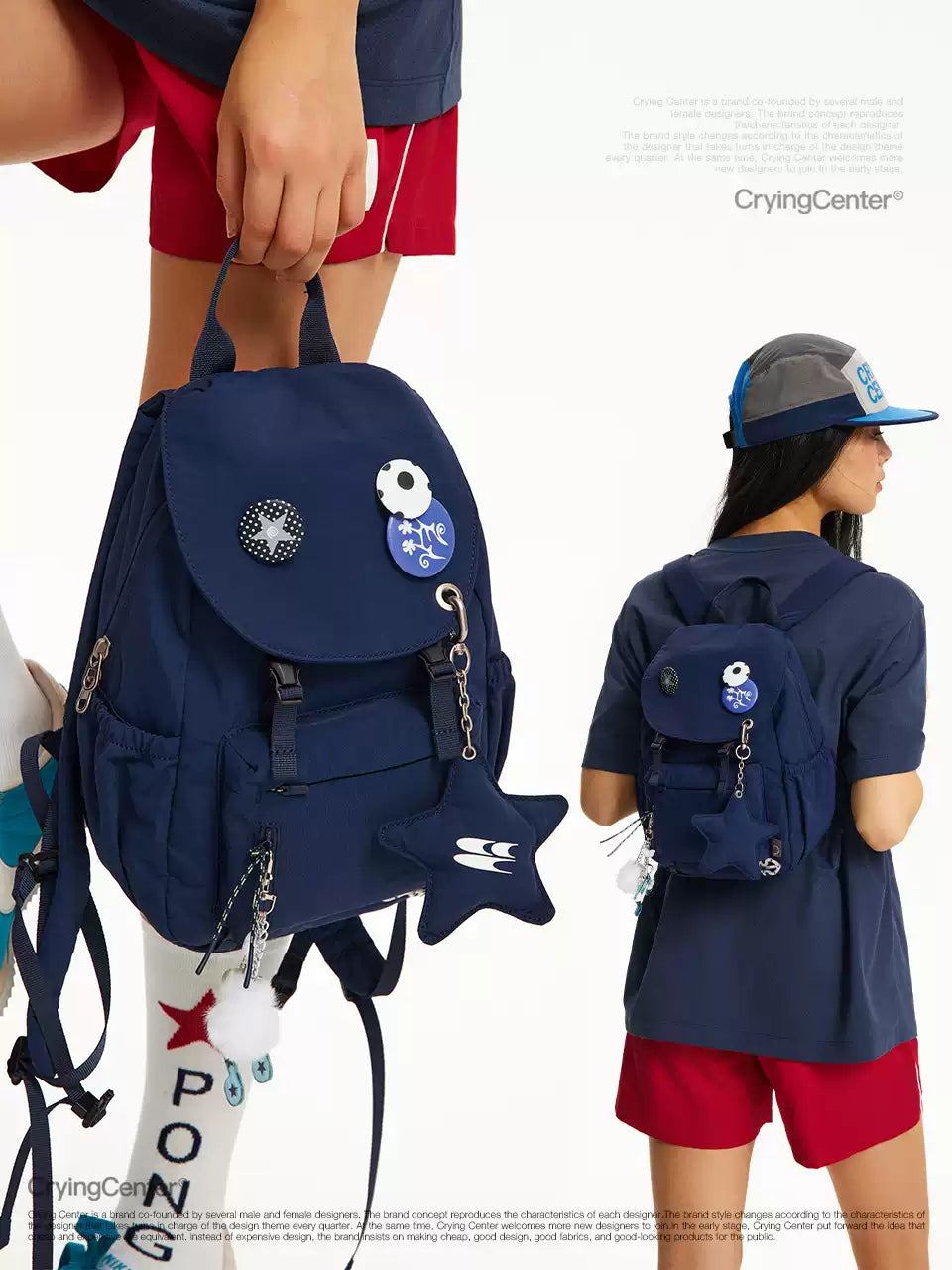[cn | pre-order] crying center mini flap backpack