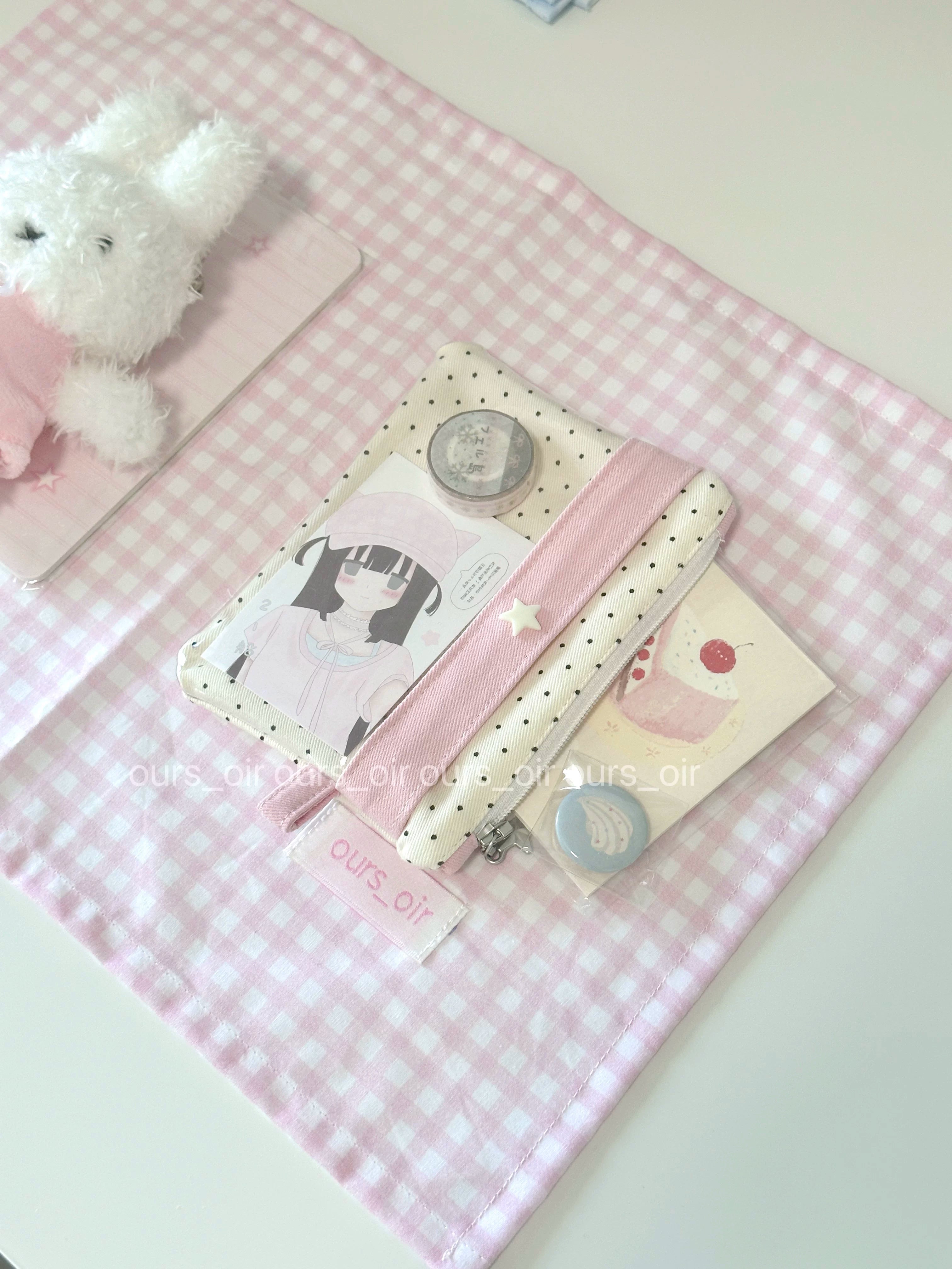 [cn | pre-order] ours_oir pattern pvc pouch