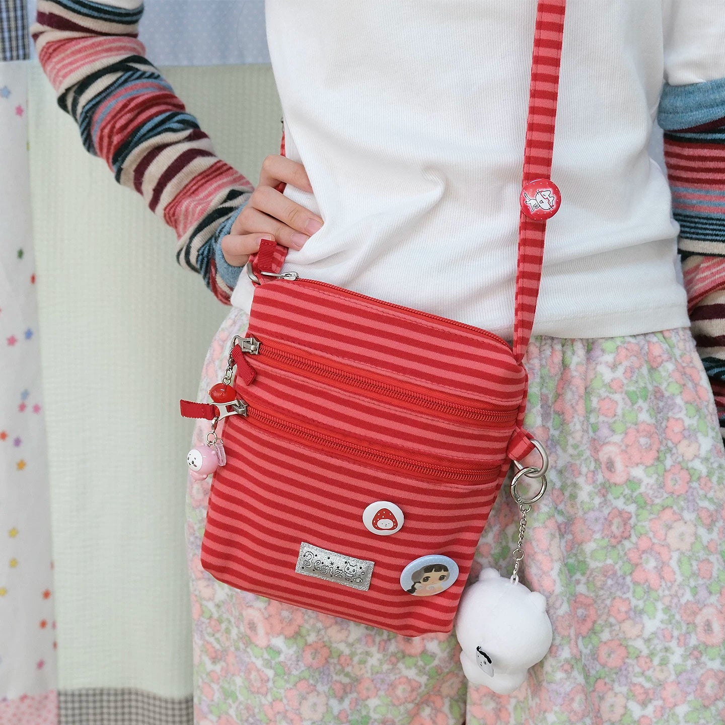 [cn | pre-order] 3egiz patchwork crossbody bag