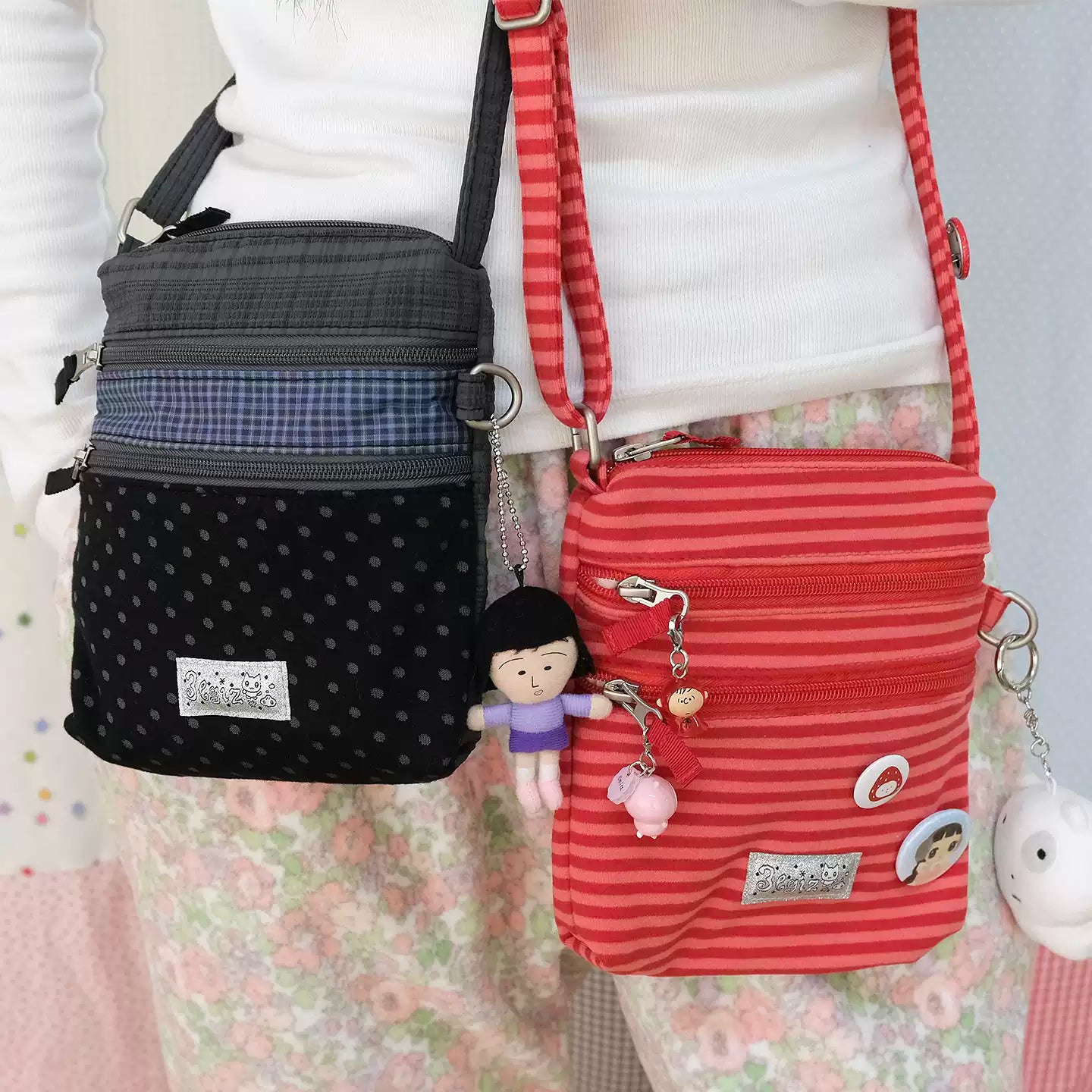 [cn | pre-order] 3egiz patchwork crossbody bag