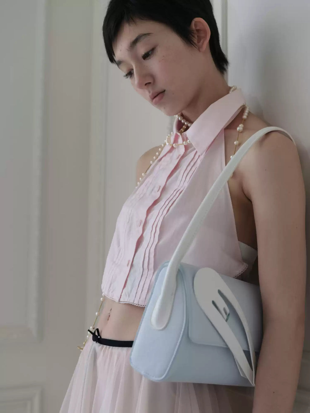 [cn | pre-order] ecoday x maelin polka hobo shoulder bag