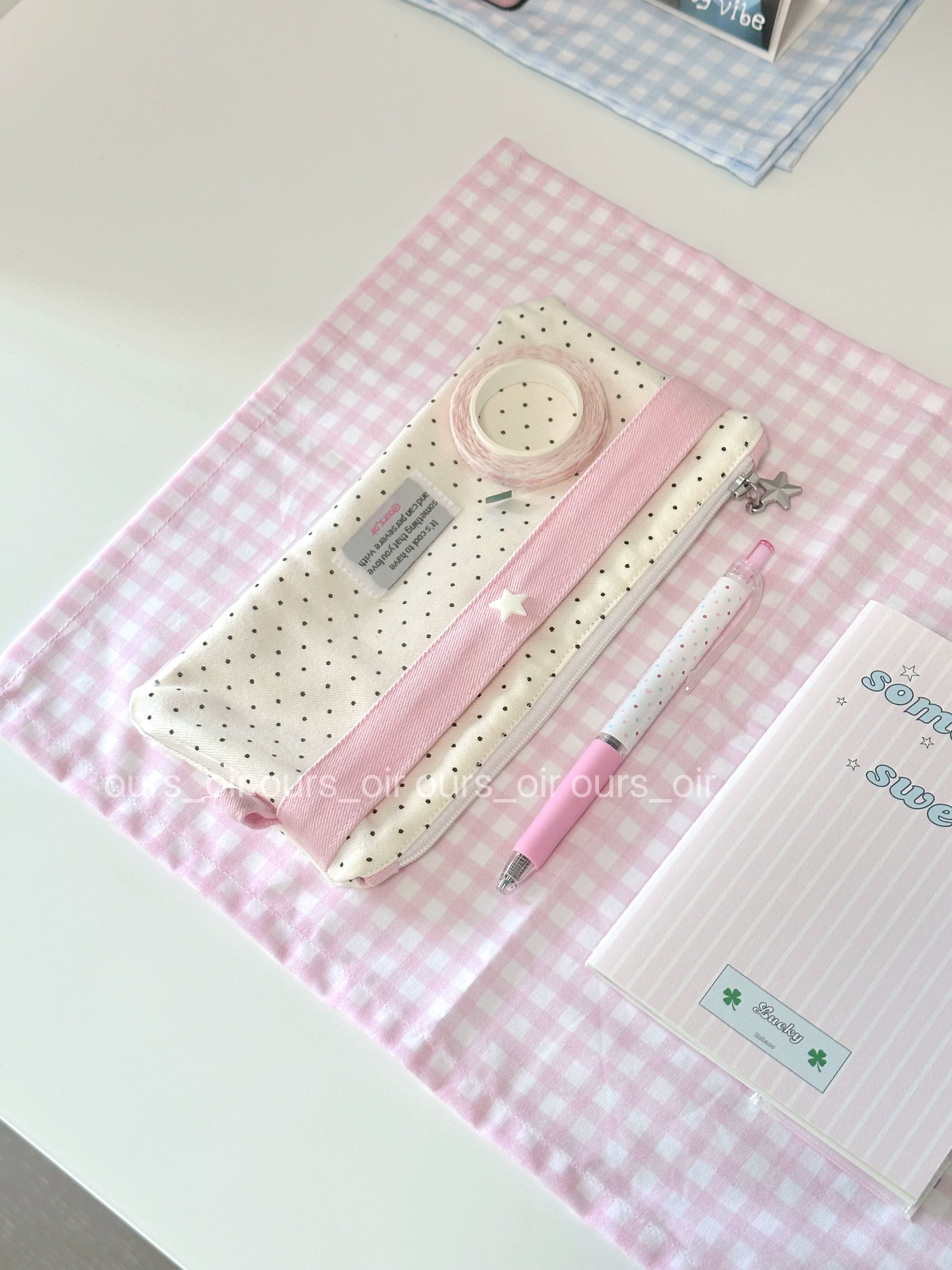 [cn | pre-order] ours_oir pattern pvc pouch