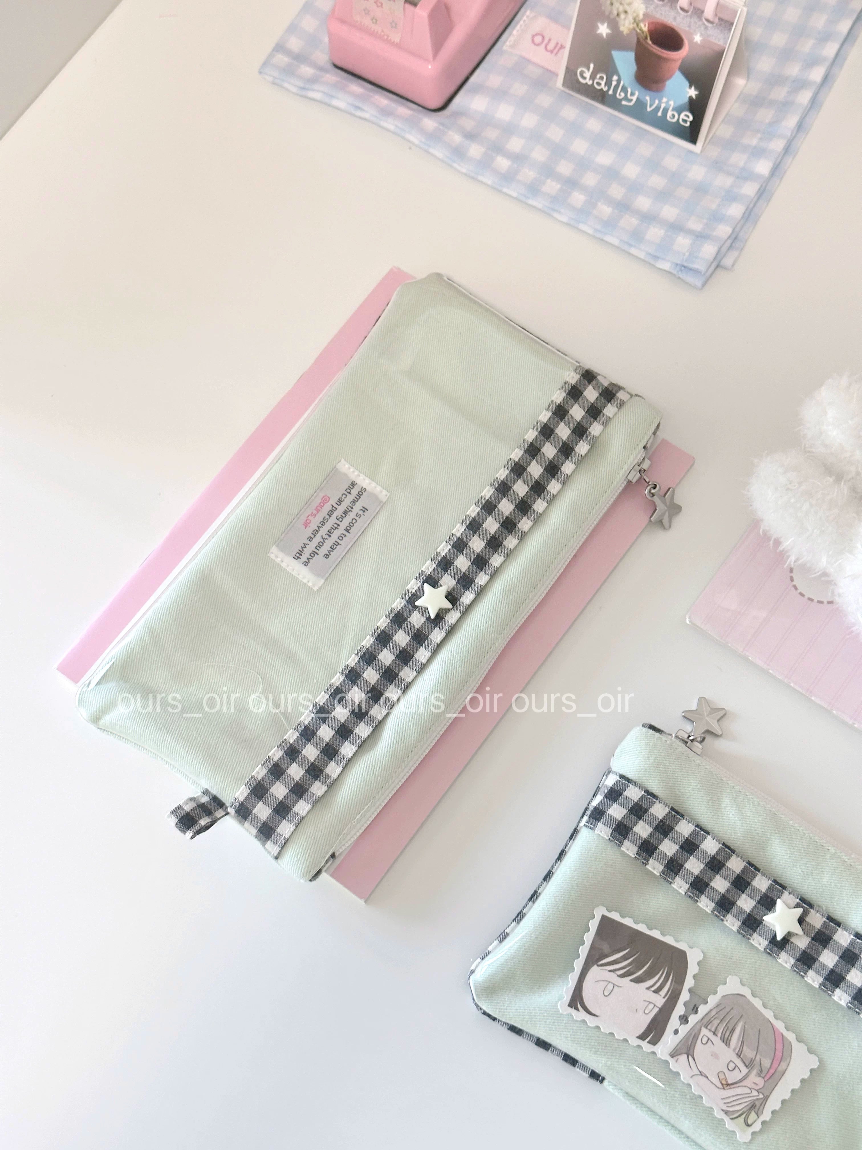 [cn | pre-order] ours_oir pattern pvc pouch