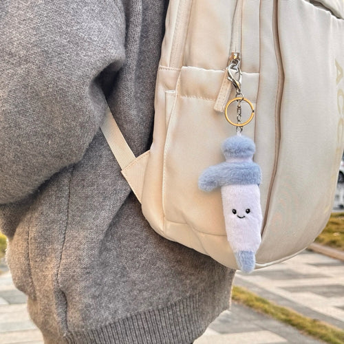 jellycat-inspired micropipette/pipette plush keyring