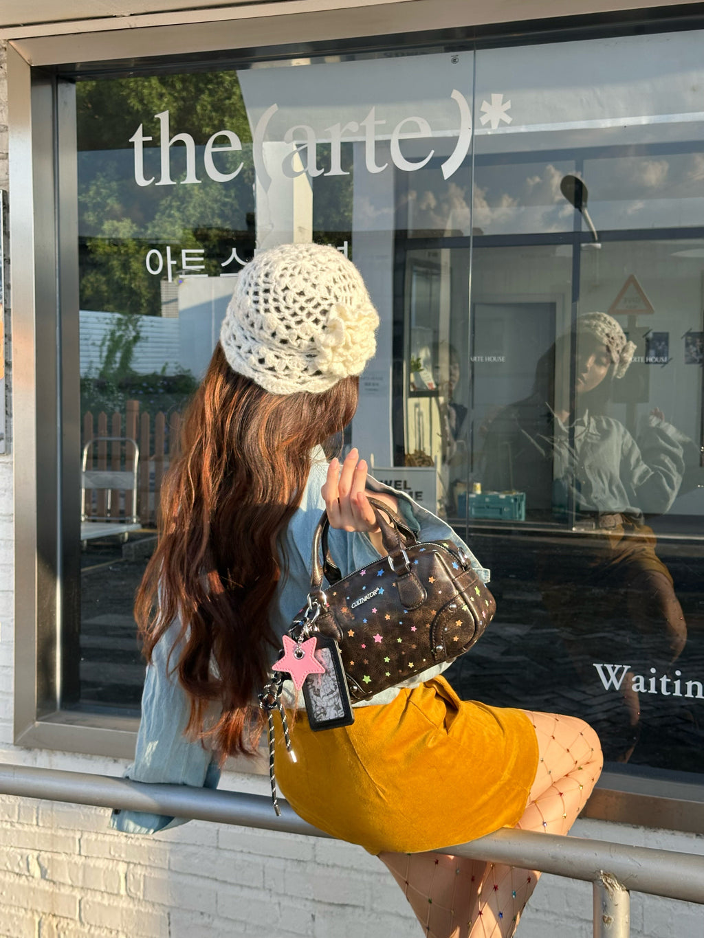 [cn | pre-order] cultivator star polka mini boston bag
