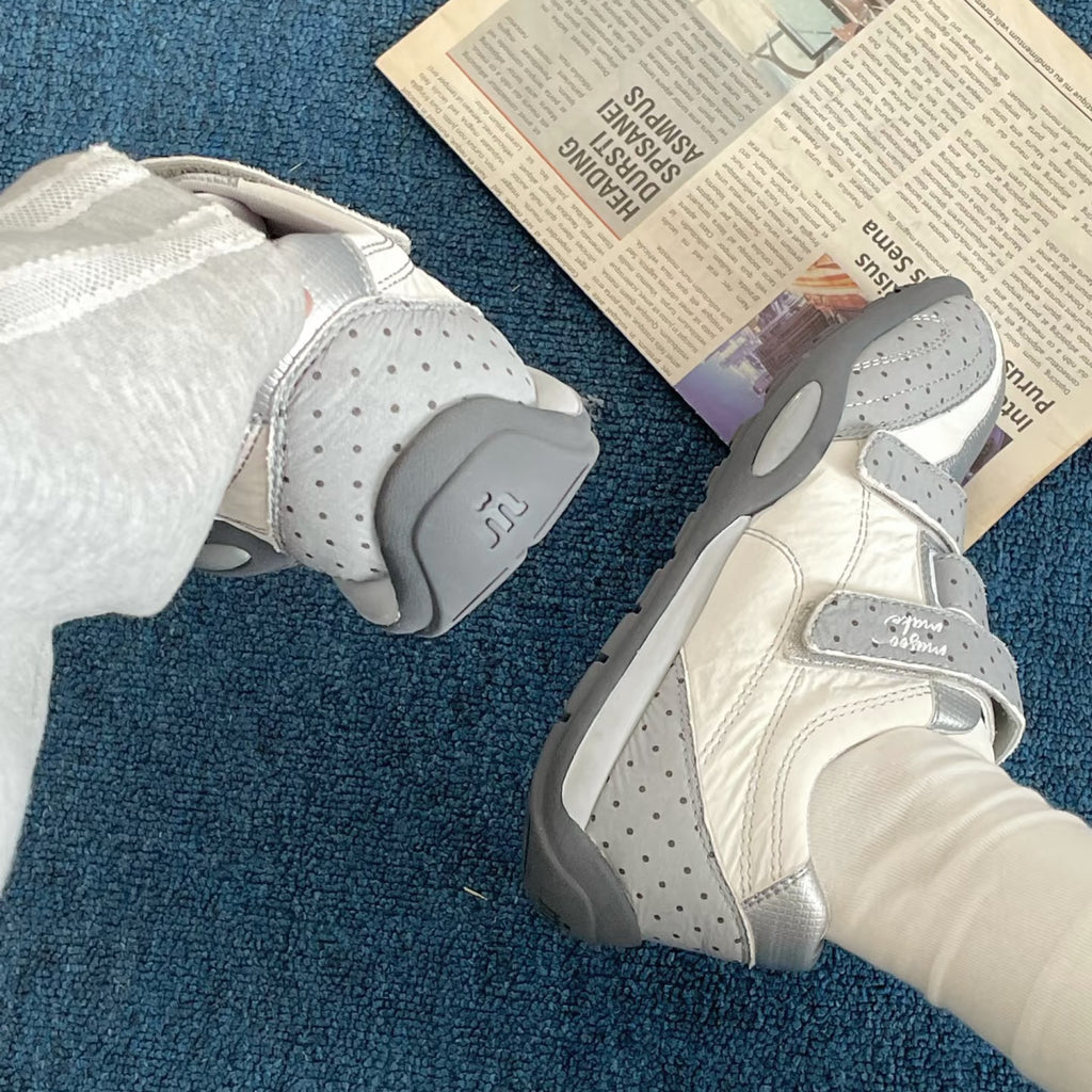 [cn | pre-order] masoomake polka velcro sneakers