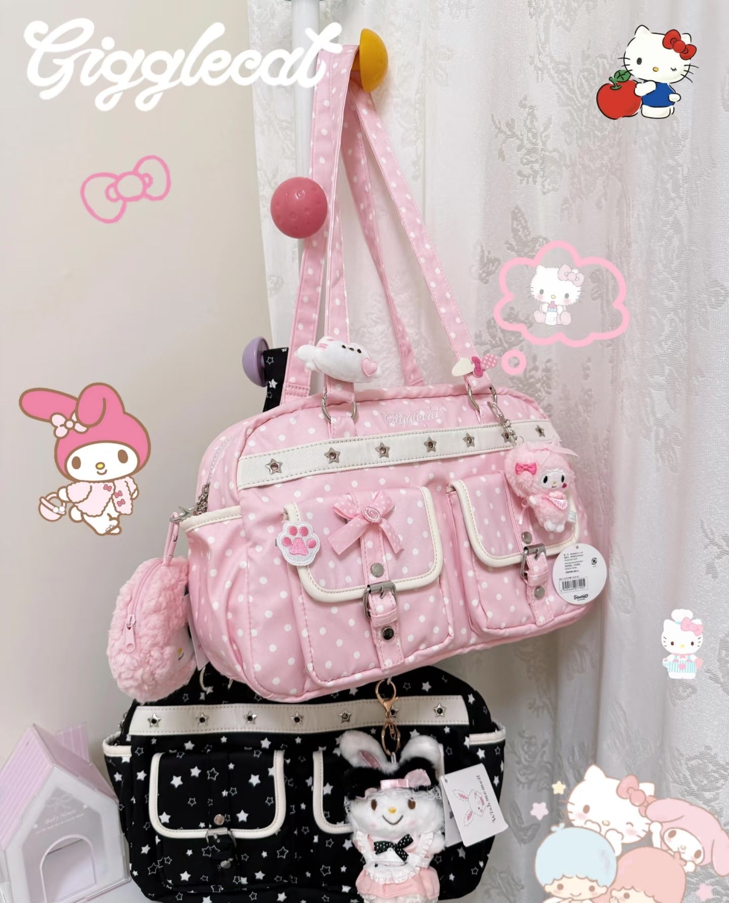 [cn | pre-order] gigglecat star tote shoulder ita bag