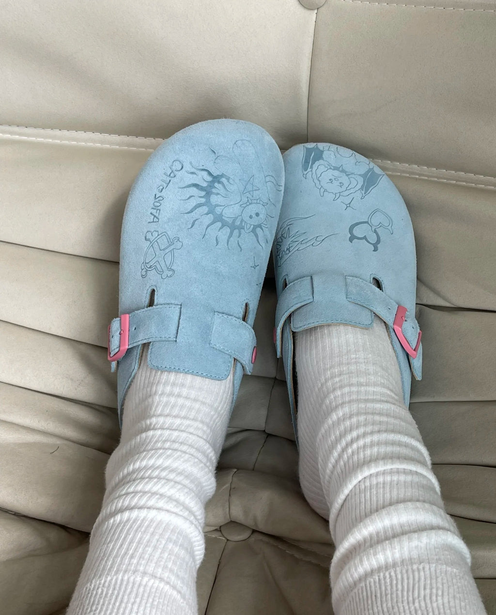 [cn | pre-order] catsofa loafers slip-ons (good cat gray, halloween blue, halloween sand)