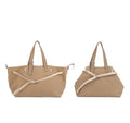 [cn | pre-order] jandress gallini velvet shoulder tote bag - large size