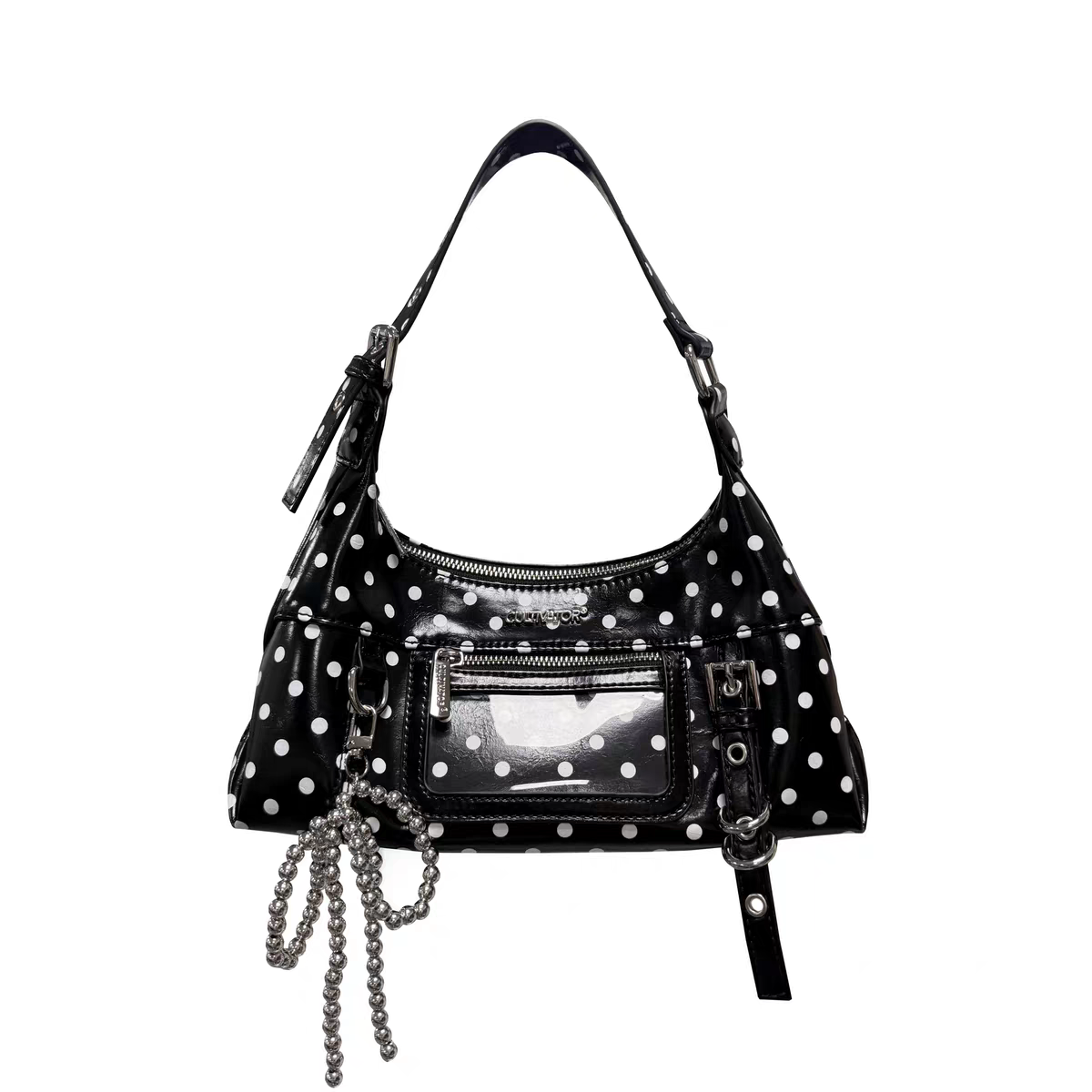 [cn | pre-order] cultivator polka crossbody hobo bag - mini