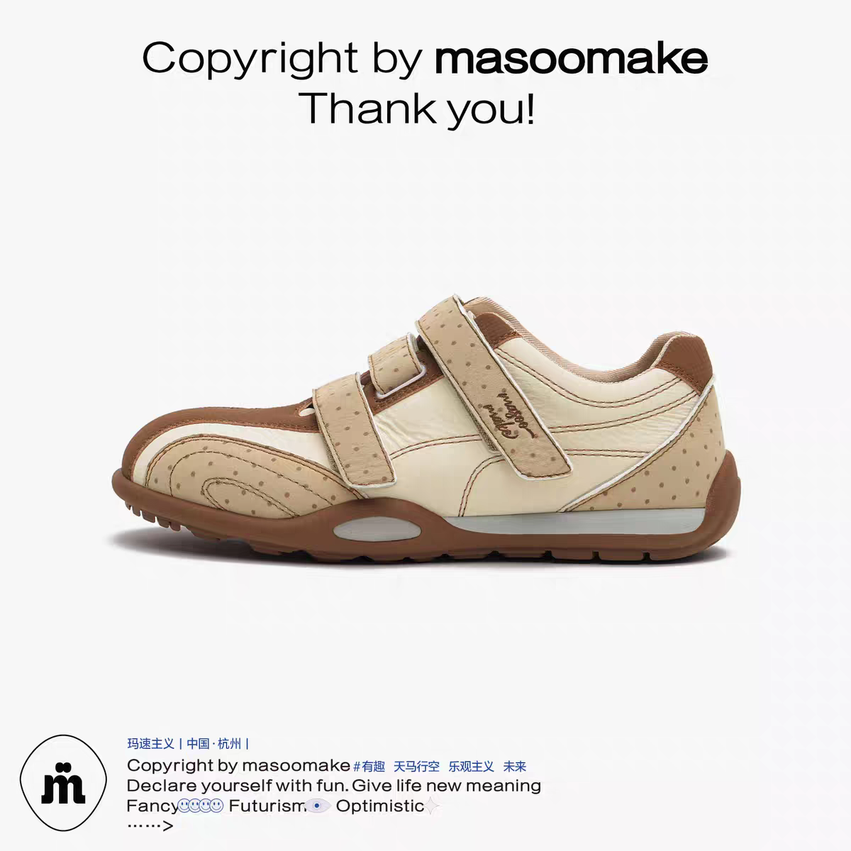 [cn | pre-order] masoomake polka velcro sneakers