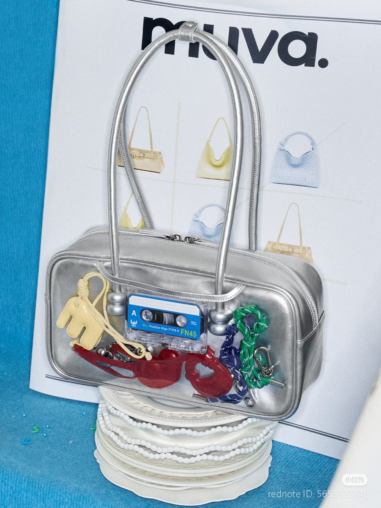 [cn | pre-order] muva clear pocket bowling shoulder bag
