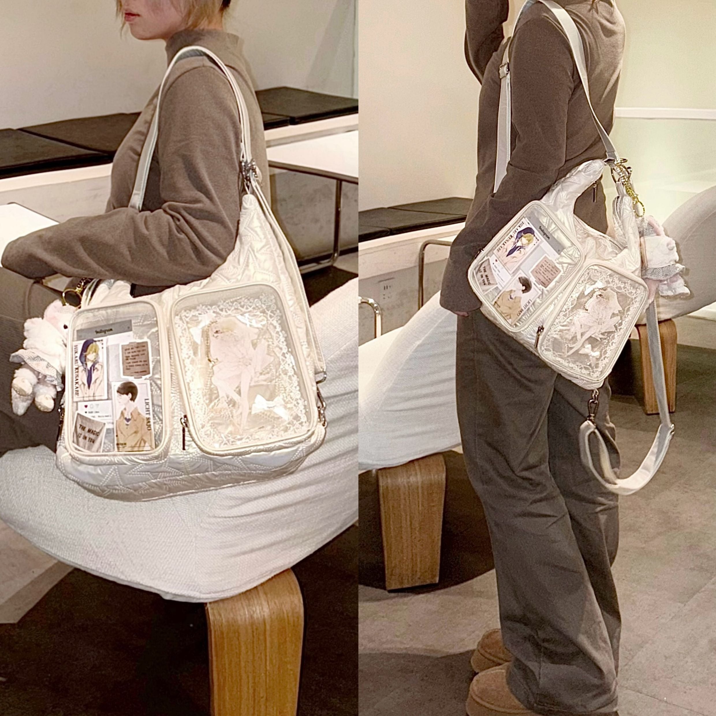 [cn | pre-order] berryq sparkling girl 3 way ita backpack