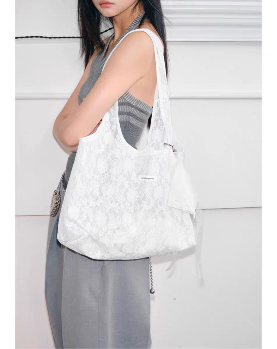 [cn | pre-order] somethingneeds lace tote bag