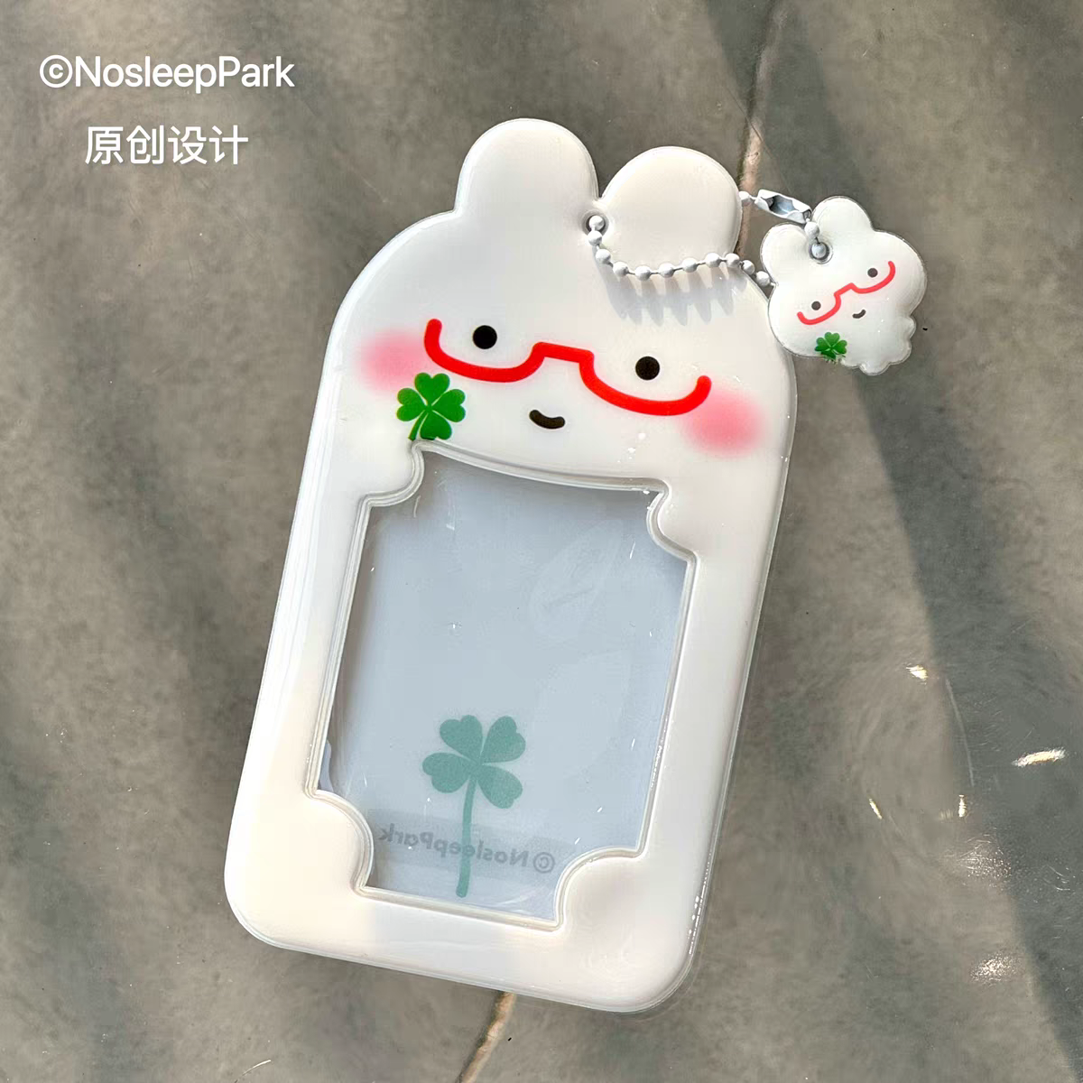 [cn | pre-order] nosleeppark lucky rabbit photocard holder