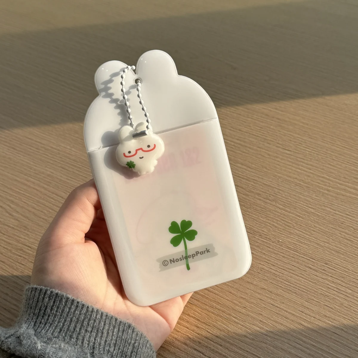 [cn | pre-order] nosleeppark lucky rabbit photocard holder
